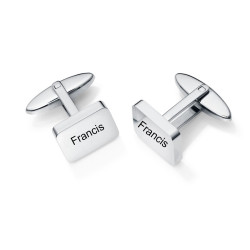 Gemelos Viceroy Hombre 14020G01000 Acero Tipo Placa Plateado Personalizable