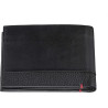 Cartera Zippo Hombre Piel Nappa Negra con Monedero Doble Plegable 12 cm
