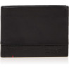 Cartera Zippo Nappa Bi-Fold Negra Hombre Piel 12 cm Horizontal
