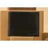 Cartera Zippo Piel Carbono Negra RFID Hombre 11,5 cm con 8 Tarjetas
