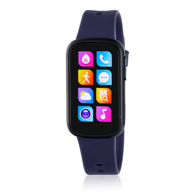 Smartwatch Marea Smart Azul-Black  B57015/2 Impermeable Deportes