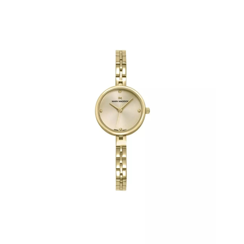 Reloj Mark Maddox Mujer MM1040-27 Acero Dorado Esfera Dorada 30 m
