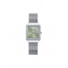 Reloj Mark Maddox Alfama Mujer MM0144-67 Acero Cuadrado Verde Malla 28 mm 30 m