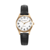 Reloj Viceroy Mujer 42222-94 Acero Esfera con Números Árabes Correa Piel Negra 29 mm