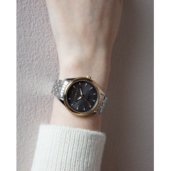 Reloj Viceroy Mujer 401234-15 Acero Bicolor IP Dorado Esfera Gris 36 mm 50 m