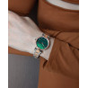 Reloj Viceroy Mujer 42446-63 Acero Bicolor IP Rosa Esfera Verde con Circonitas 32 mm