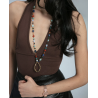 Collar Viceroy Mujer Acero 14357c01019 Piedras Naturales Largo