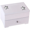 Joyero De Madera, Color Blanco, Musical 08166-18
