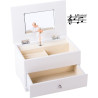 Joyero De Madera, Color Blanco, Musical 08166-18