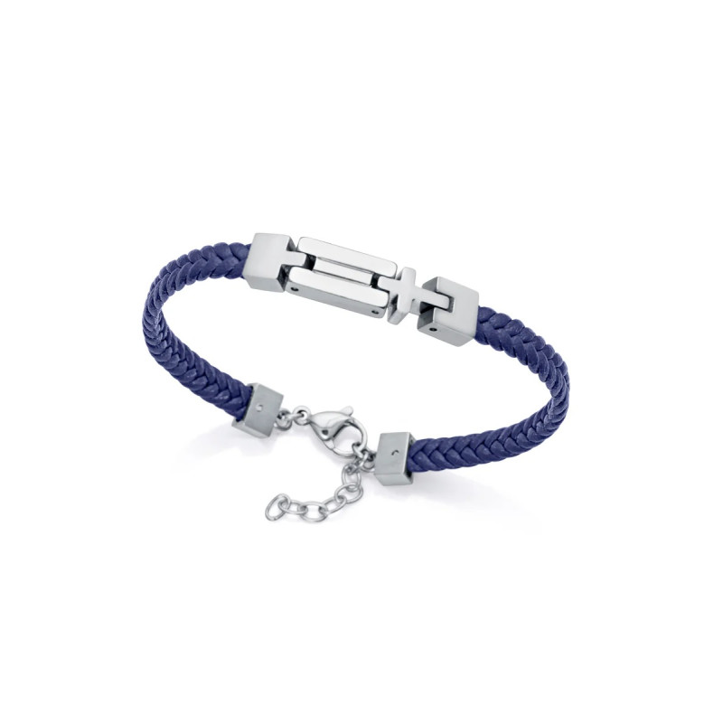 Pulsera Cruz Niño Viceroy Piel Azul 75394p01013