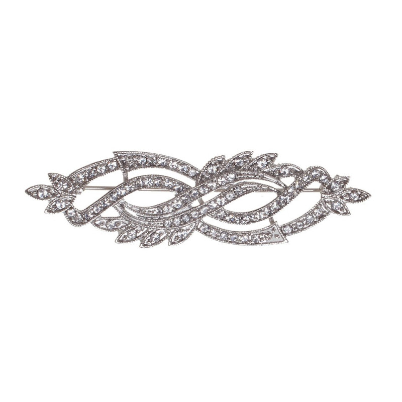 Broche Karen Plateado