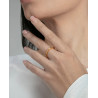 Anillo Viceroy Mujer Plata 2374A010-39 Baño Oro con Circonitas Multicolor Talla 10