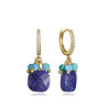 Pendientes Viceroy Mujer 13270E100-42 Plata Baño Oro Piedras Naturales y Circonitas