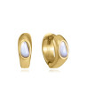 Pendientes Viceroy Mujer 75439E01012 Aro Acero IP Dorado con Madre Perla 1,5 cm