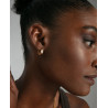 Pendientes Viceroy Mujer 75439E01012 Aro Acero IP Dorado con Madre Perla 1,5 cm