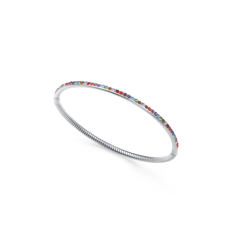 Pulsera Viceroy Mujer 15206P01019 Acero Tubogas con Circonitas Multicolor 5,8 cm
