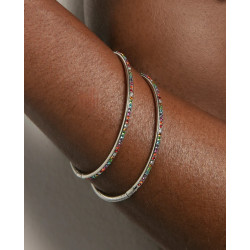 Pulsera Viceroy Mujer 15206P01019 Acero Tubogas con Circonitas Multicolor 5,8 cm