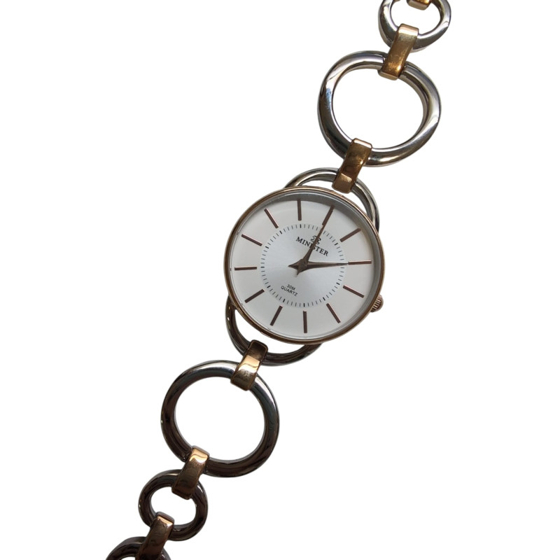 Reloj Minister Mujer 09022-RS Acero e IP Rosa 32 mm Cuarzo