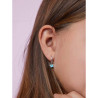 Pendientes Marea Girls Mariposa Plata de Ley Rodiada Turquesa D02401/AD