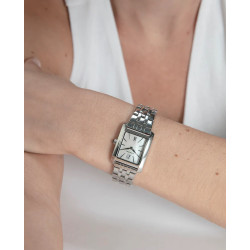 Reloj Viceroy Mujer 41164-03 Acero Rectangular Madreperla Blanca 30 m
