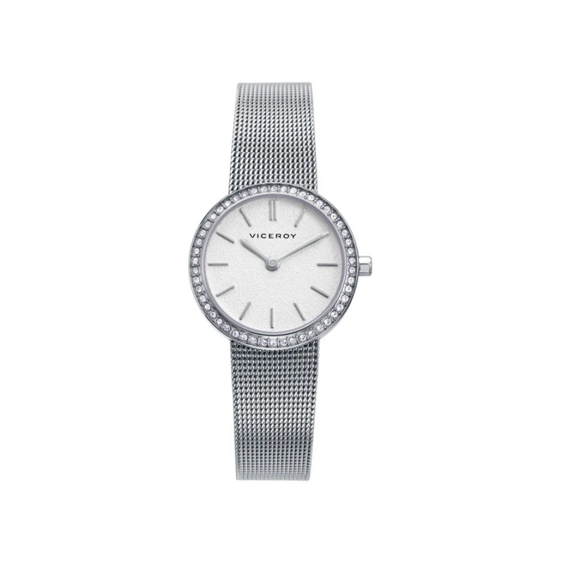 Reloj Viceroy Mujer 401346-37 Acero con Circonitas y Malla Milanesa 26 mm
