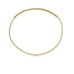 Collar Mujer 15211C01012 Acero y Nailon Dorado Ajustable 58 cm