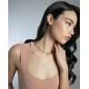 Collar Mujer 15211C01012 Acero y Nailon Dorado Ajustable 58 cm