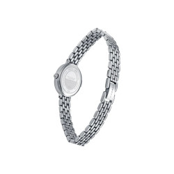 Reloj Mujer Acero Esfera Verde Ovalado Cuarzo 30 m Elegante 41166-67