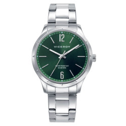 Reloj Viceroy Hombre Acero Esfera Verde 41 mm 50 m Elegante 401493-65