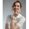Reloj Viceroy Mujer Acero Cuadrado Esfera Roja 25,5 mm Elegante 30 m 41162-07