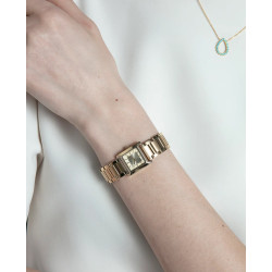 Reloj Viceroy Mujer Acero IP Dorado Esfera Dorada Cuadrado 30 m 41162-27