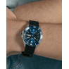 Reloj Viceroy Hombre Acero Bisel Cerámico Azul Correa Silicona 41 mm 20 ATM 41173-37