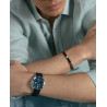 Reloj Viceroy Hombre Acero Bisel Cerámico Azul Correa Silicona 41 mm 20 ATM 41173-37