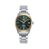 Reloj Sandoz Mujer Swiss Made Acero Esfera Verde Zafiro 30 mm 100 m 83008-67