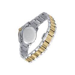 Reloj Sandoz Mujer Swiss Made Casual Acero Esfera Plata Zafiro 30 mm 100 m 83008-87