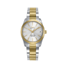 Reloj Sandoz Mujer Swiss Made Casual Acero Esfera Plata Zafiro 30 mm 100 m 83008-87