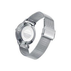 Reloj Viceroy Hombre Acero Malla Milanesa Esfera Negra 41 mm 50 m 401497-57