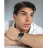 Reloj Viceroy Hombre Acero Malla Milanesa Esfera Negra 41 mm 50 m 401497-57