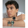 Reloj Viceroy Hombre Acero Malla Milanesa Esfera Negra 41 mm 50 m 401497-57