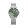 Reloj Viceroy Mujer Acero Malla Milanesa Esfera Verde 33 mm Calendario 50 m 401344-67