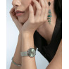 Reloj Viceroy Mujer Acero Malla Milanesa Esfera Verde 33 mm Calendario 50 m 401344-67