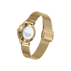 Reloj Viceroy Mujer IP Dorado Malla Milanesa Esfera Gris 33 mm Calendario 401344-17