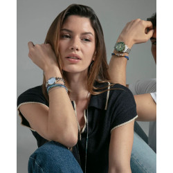 Reloj Viceroy Mujer Acero Esfera Azul 28 mm Elegante 30 m 401336-37