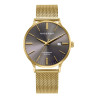 Reloj Viceroy Hombre IP Dorado Malla Milanesa Esfera Gris 41 mm Calendario 401497-17
