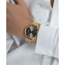 Reloj Viceroy Hombre IP Dorado Malla Milanesa Esfera Gris 41 mm Calendario 401497-17