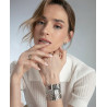 Reloj Viceroy Mujer Acero Cuadrado Esfera Roja Elegante 25,5 mm 41162-77