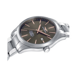 Reloj Sandoz Hombre 83023-17 Acero Esfera Gris Zafiro 40 mm 100 m Swiss made
