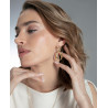 Pendientes Viceroy Mujer Acero IP Dorado Colgantes 4,8 cm Elegantes 15205e01012