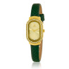 Reloj Mujer Dorado con Esfera Ovalada y Circonitas B41454/6
