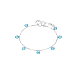 Pulsera Plata de Ley 925 con Circonitas Azules D03603/BD